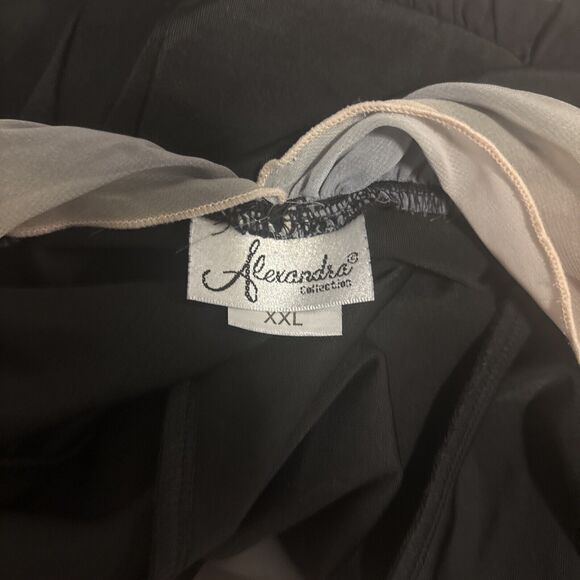 Alexandra Collection Women Tunic XXL Asymmetrical Long Sleeve Rutched Cut Small - Picture 15 of 16